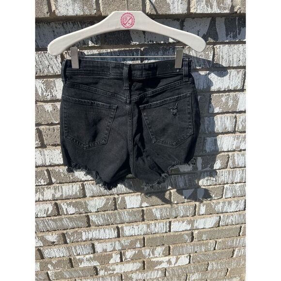 Hollister Black Curvy Ultra High-Rise Mom Short 3” Shorts Woman’s Size 25 - Picture 6 of 10